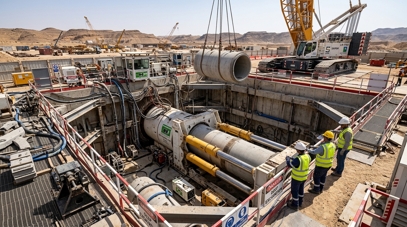 أنفاق البنية التحتية الدقيقة (Microtunneling)